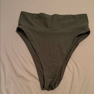 Aerie Sage Green High-Waisted Panties